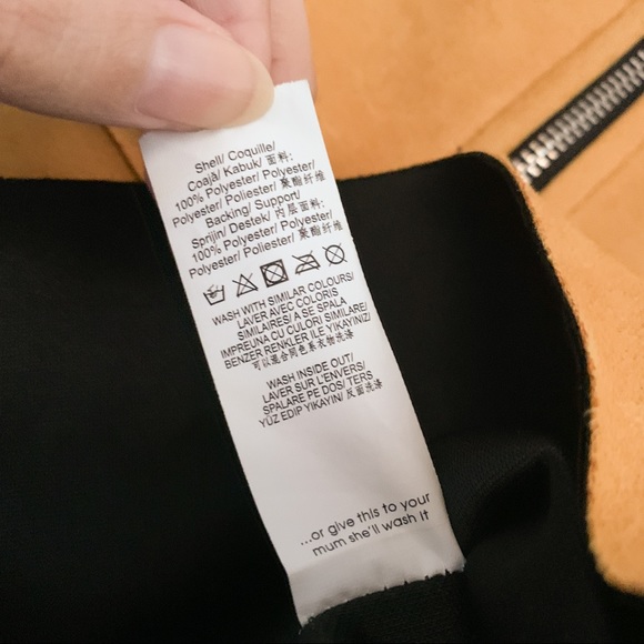 Missguided Double Zip Faux Suede Mini Skirt - Picture 5 of 8